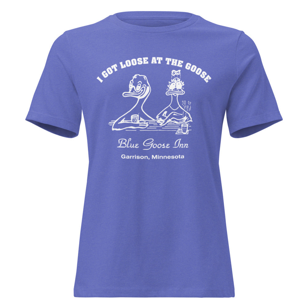 I Got Loose at the Goose Women's Tee, Royal Blue