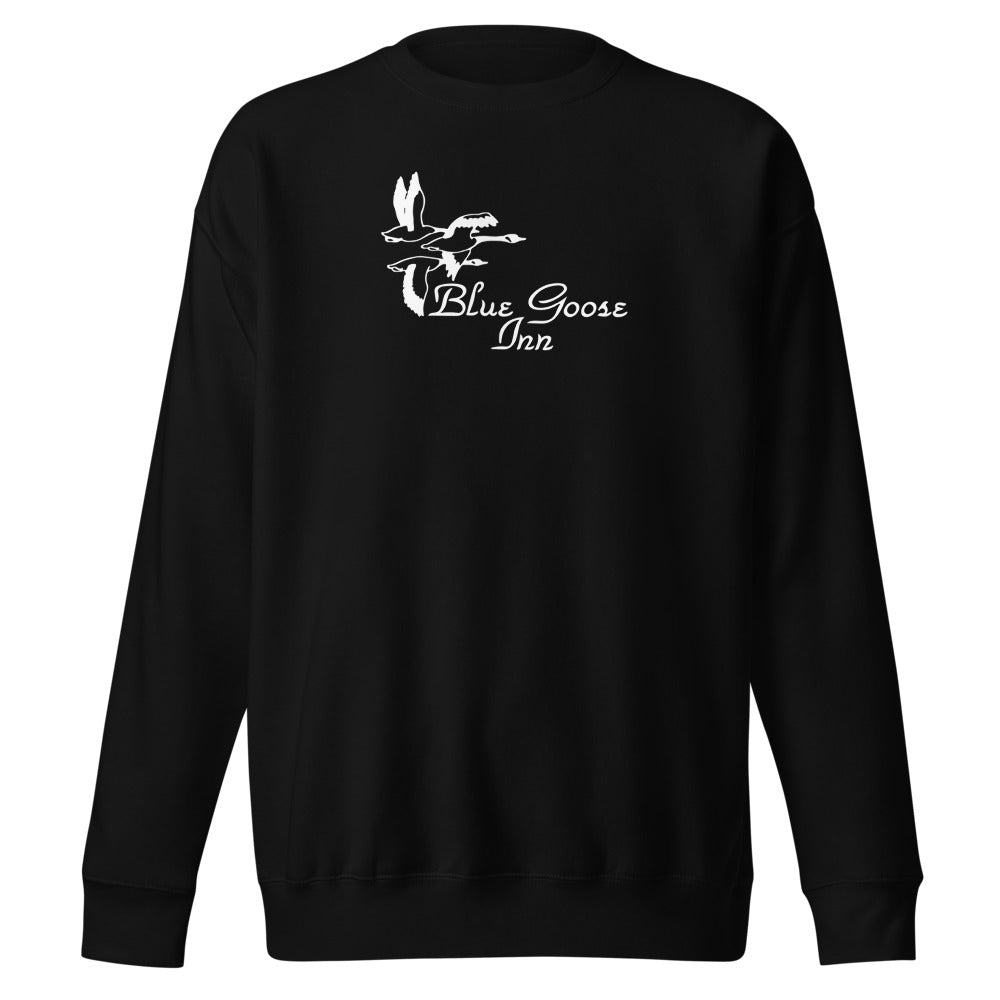 Blue Goose Inn crest crewneck black