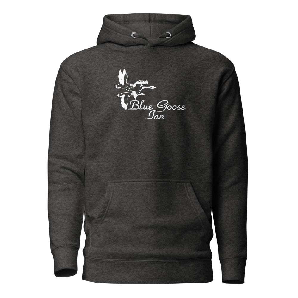 Blue Goose Inn Hoodie, Charcoal Heather