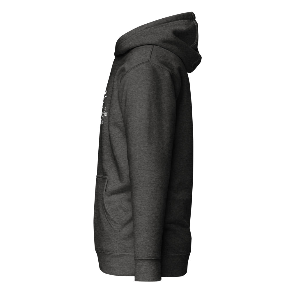Blue Goose Inn Hoodie, Charcoal Heather, left