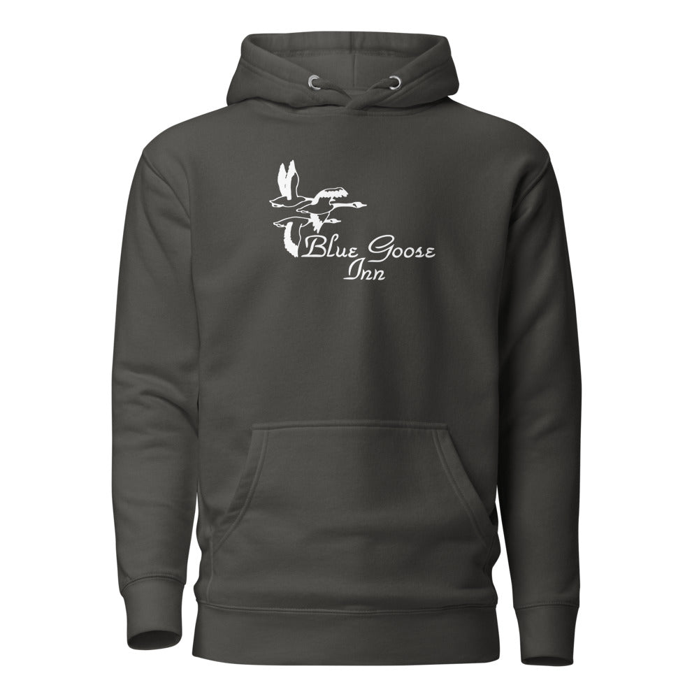 Blue Goose Inn Hoodie, Vintage Black