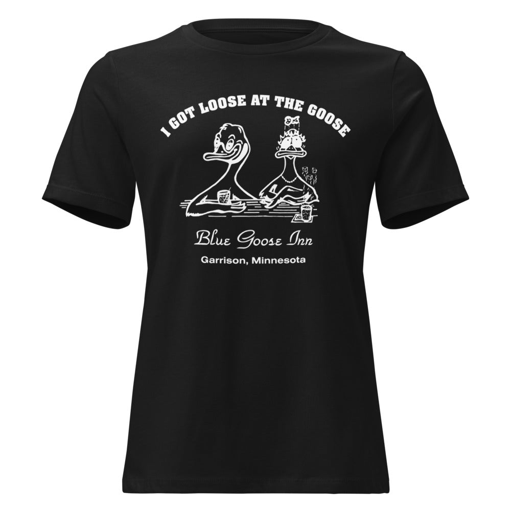 I Got Loose at the Goose Women's Tee, Black